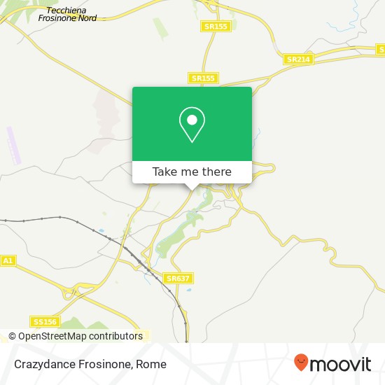 Crazydance Frosinone, Via Marittima, 61 03100 Frosinone map