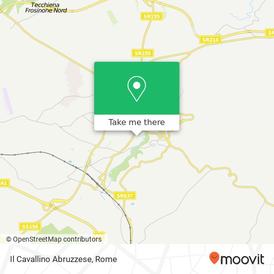 Il Cavallino Abruzzese, Piazza Caduti di Via Fani 03100 Frosinone map