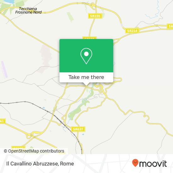 Il Cavallino Abruzzese, 03100 Frosinone map