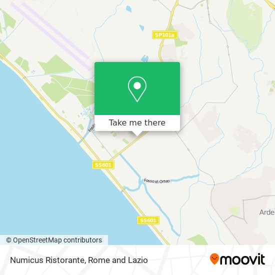Numicus Ristorante map