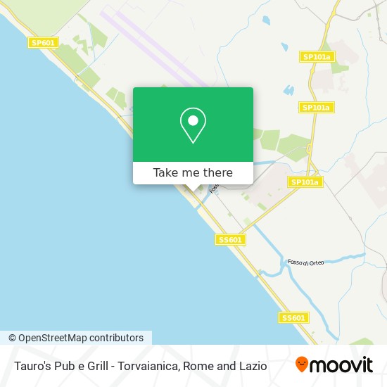 Tauro's Pub e Grill - Torvaianica map