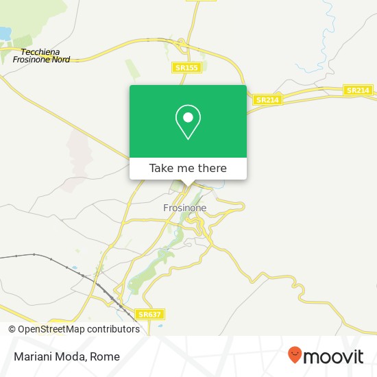 Mariani Moda, Via Aldo Moro, 40 03100 Frosinone map