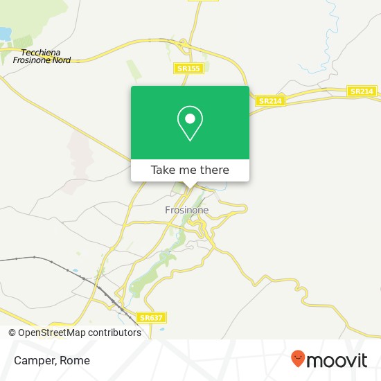 Camper, Via Aldo Moro, 32 03100 Frosinone map