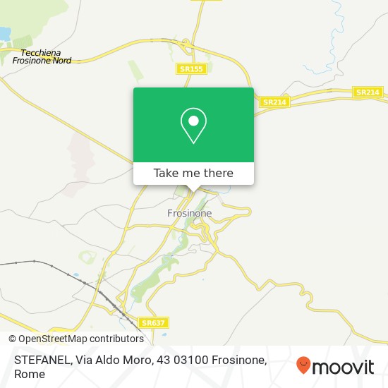 STEFANEL, Via Aldo Moro, 43 03100 Frosinone map