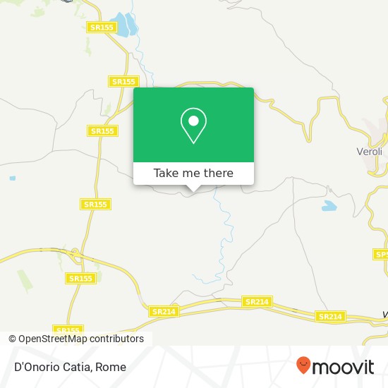 D'Onorio Catia, Via Mole Bisleti 03011 Alatri map
