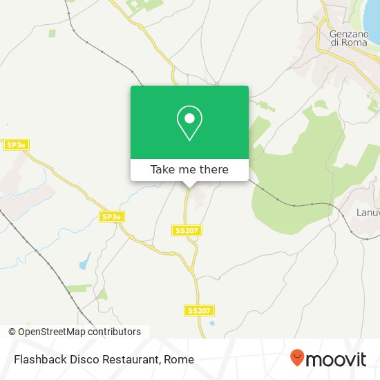Flashback Disco Restaurant, Via Corioli 00072 Ariccia map