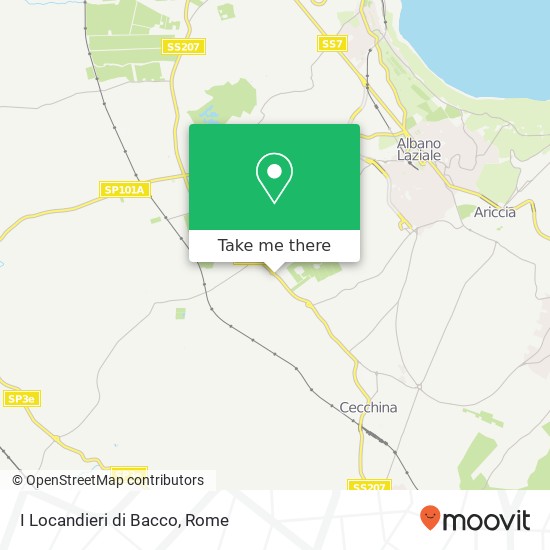 I Locandieri di Bacco, Via Nettunense, 14 00072 Ariccia map