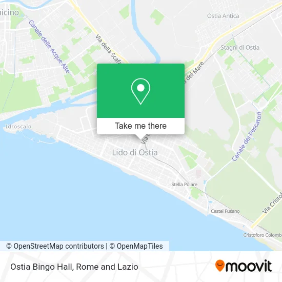 Ostia Bingo Hall map