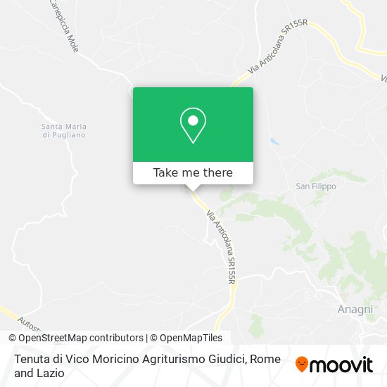Tenuta di Vico Moricino Agriturismo Giudici map