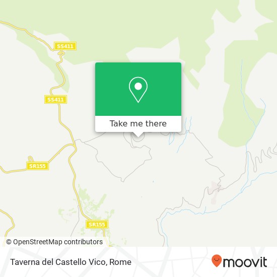 Taverna del Castello Vico, Via Vittorio Emanuele 03010 Vico nel Lazio map