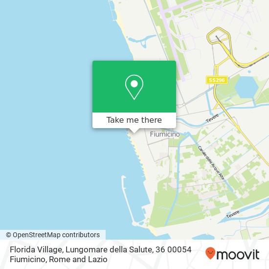 Florida Village, Lungomare della Salute, 36 00054 Fiumicino map