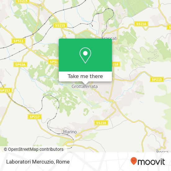 Laboratori Mercuzio map