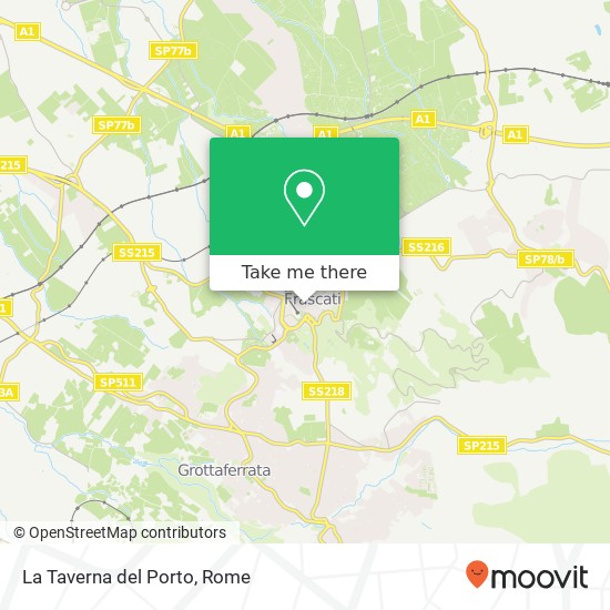 La Taverna del Porto, Piazza Monte Grappa, 5 00044 Frascati map