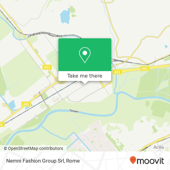 Nemni Fashion Group Srl, Via Portuense, 1555 00148 Roma map