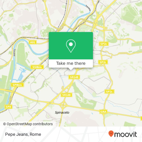 Pepe Jeans, 00144 Roma map