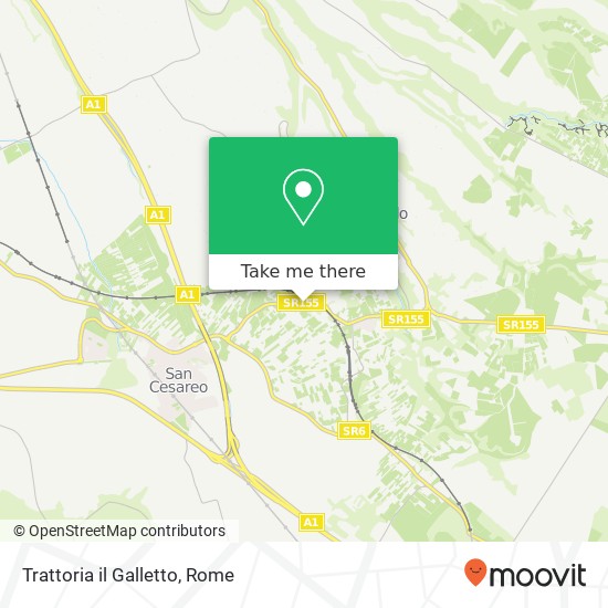 Trattoria il Galletto, Via Prenestina Nuova, 14 00030 San Cesareo map