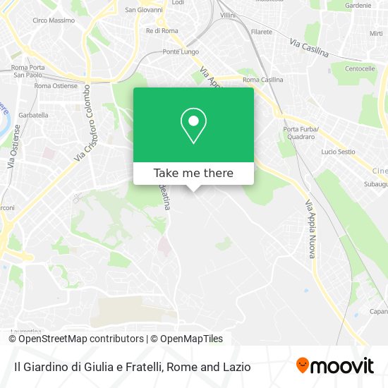 Il Giardino di Giulia e Fratelli map