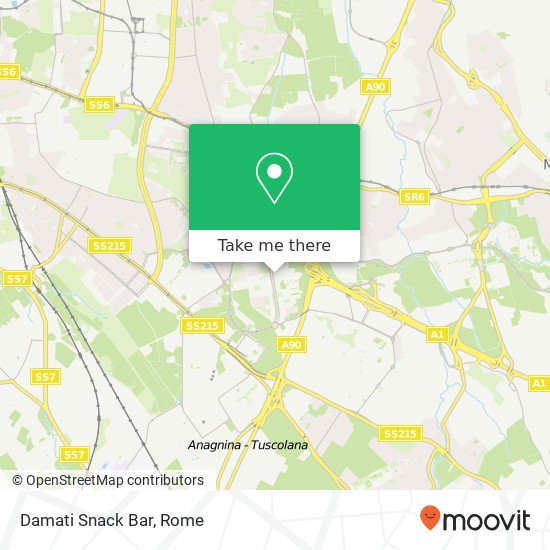 Damati Snack Bar, Viale Antonio Ciamarra, 188 00173 Roma map