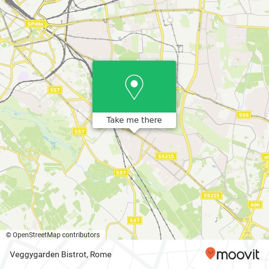 Veggygarden Bistrot, Via Tuscolana, 924 00174 Roma map