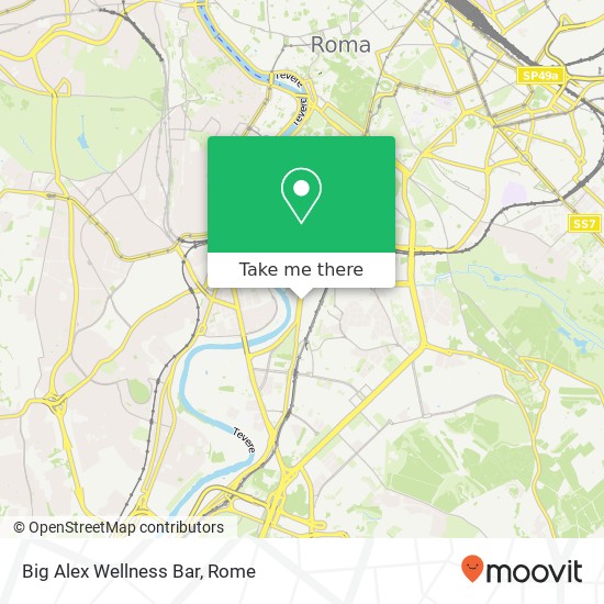 Big Alex Wellness Bar, Via Ostiense, 133 00154 Roma map