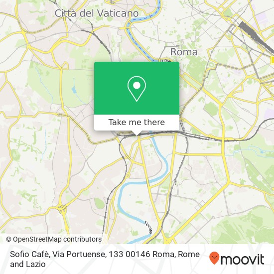 Sofio Cafè, Via Portuense, 133 00146 Roma map