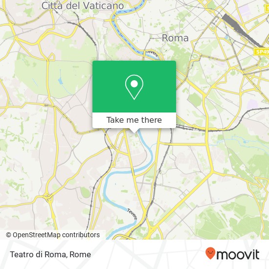 Teatro di Roma map