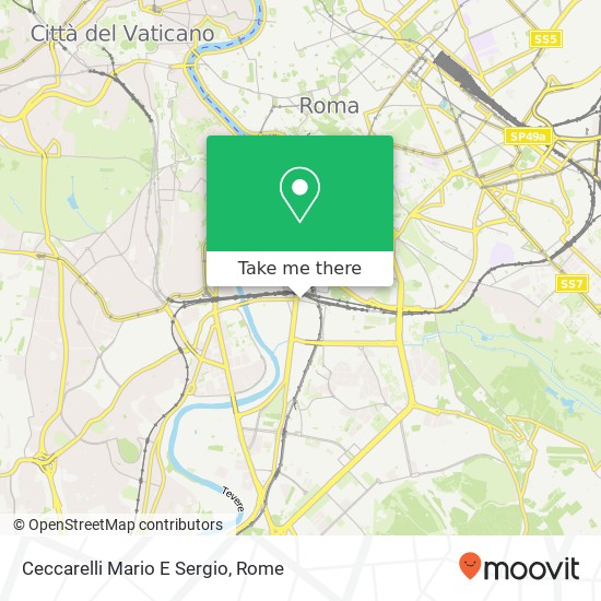 Ceccarelli Mario E Sergio, Via Pellegrino Matteucci, 21 00154 Roma map