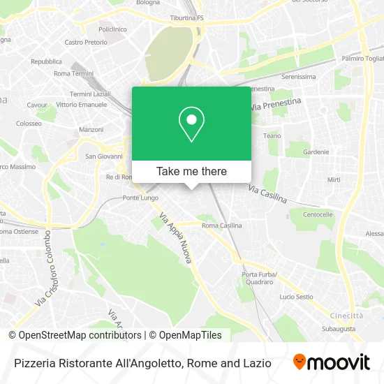 All'Angoletto Pizzeria Restaurant map
