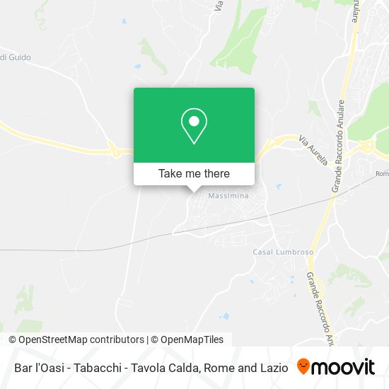 Bar l'Oasi - Tabacchi - Tavola Calda map