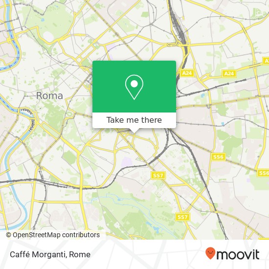 Caffé Morganti, Via Monza, 24 00182 Roma map