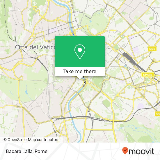 Bacara Lalla, Piazza in Piscinula, 18 00153 Roma map