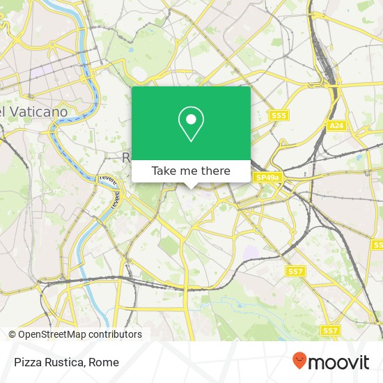 Pizza Rustica, Via di San Giovanni in Laterano, 118 00184 Roma map