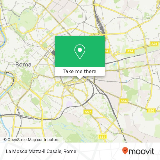 La Mosca Matta-il Casale, Via Acireale, 22 00182 Roma map