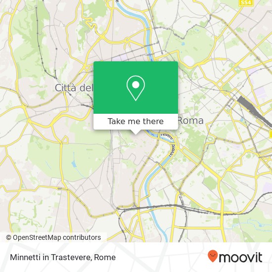 Minnetti in Trastevere, Via Garibaldi, 56 00153 Roma map