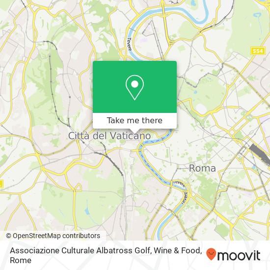 Associazione Culturale Albatross Golf, Wine & Food, Borgo Pio, 31 00193 Roma map