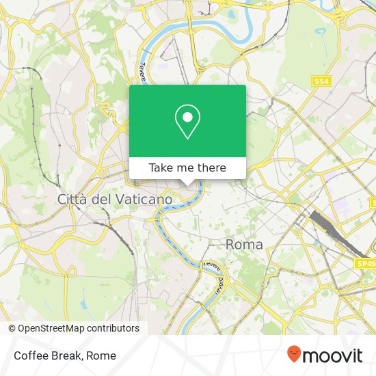 Coffee Break, Via Giovanni Pierluigi da Palestrina, 6 00193 Roma map