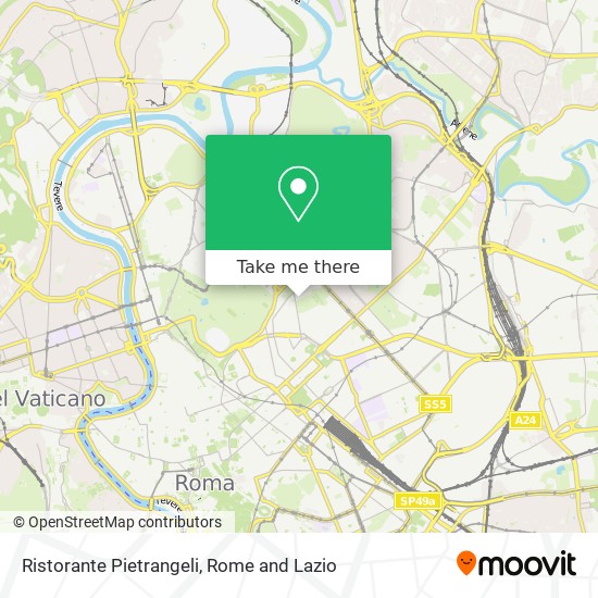 Ristorante Pietrangeli map