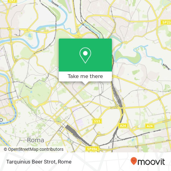 Tarquinius Beer Strot, Via Nomentana, 303B 00198 Roma map