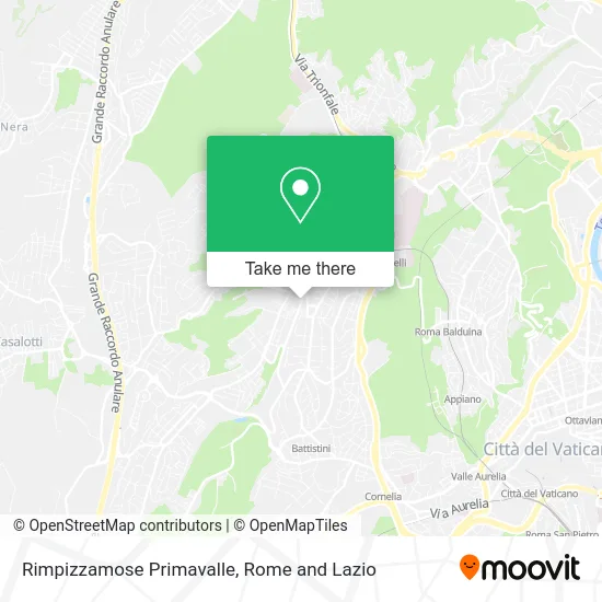 Rimpizzamose Primavalle map