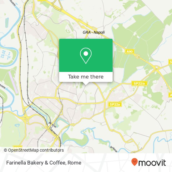Farinella Bakery & Coffee, Via della Bufalotta 00137 Roma map