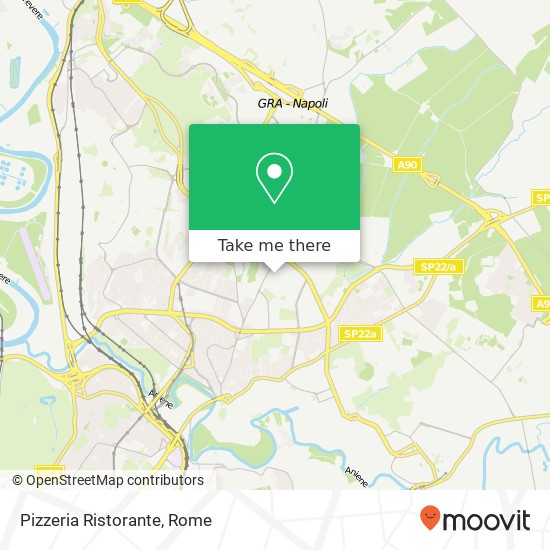 Pizzeria Ristorante, Via Federico Tozzi 00137 Roma map