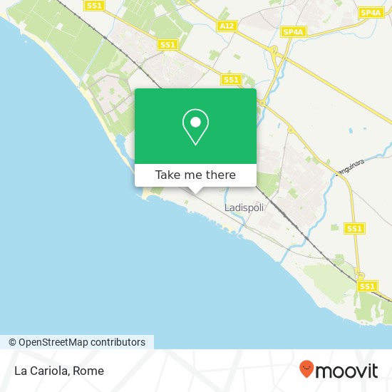 La Cariola, Via Roma 00055 Ladispoli map