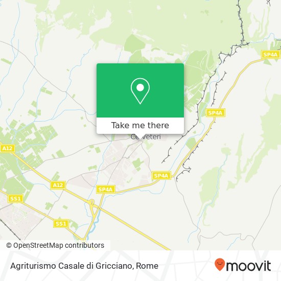 Agriturismo Casale di Gricciano map