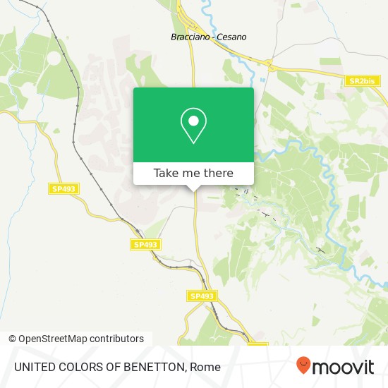 UNITED COLORS OF BENETTON, Via Anton Giulio Bragaglia, 29 00123 Roma map