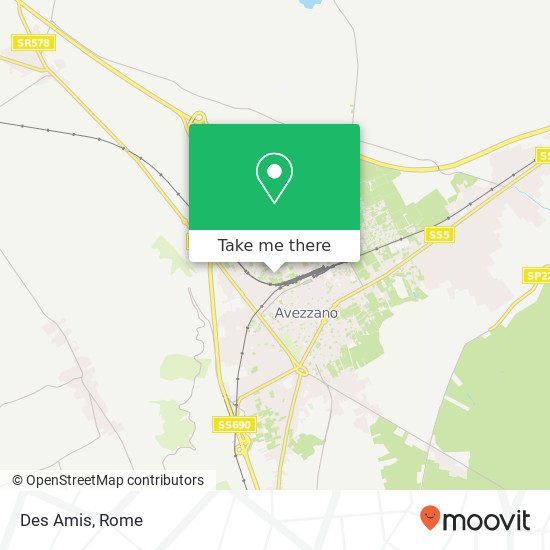 Des Amis map