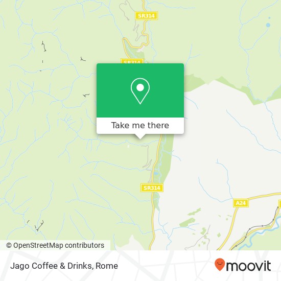 Jago Coffee & Drinks, Piazza Vacuna 00020 Roccagiovine map