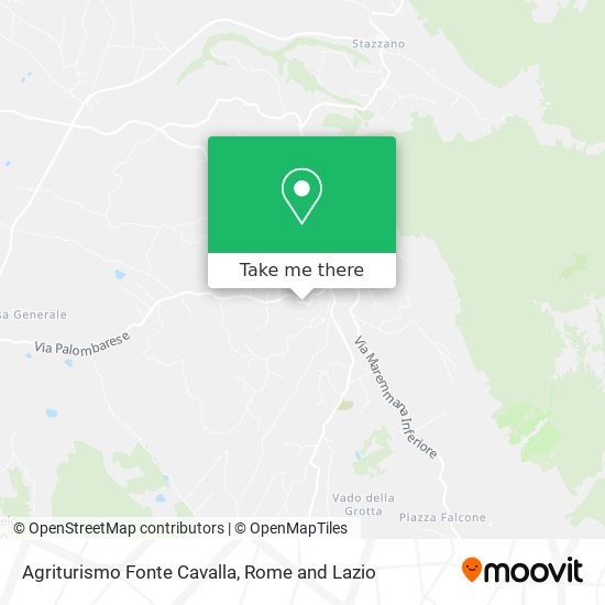 Agriturismo Fonte Cavalla map
