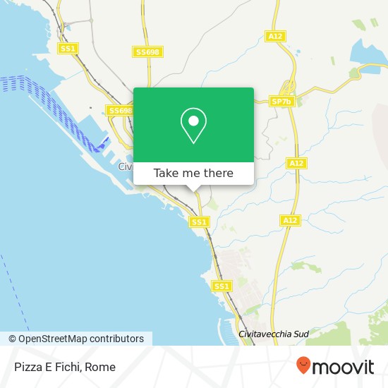 Pizza E Fichi, Via Michelangelo Buonarroti, 182B 00053 Civitavecchia map