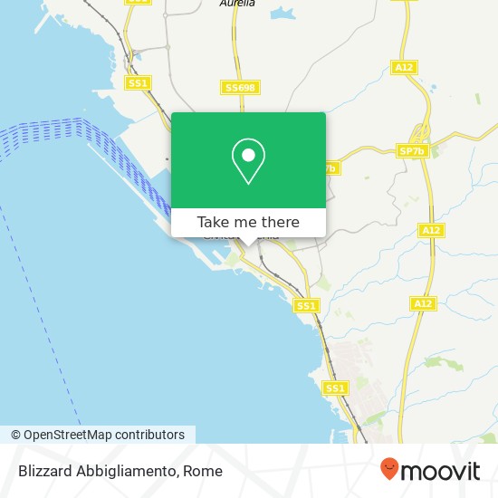 Blizzard Abbigliamento, Corso Centocelle, 16 00053 Civitavecchia map