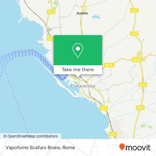 Vapoforno Scafuro Bruno, Via Tarquinia, 9 00053 Civitavecchia map